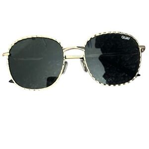 Quay Australia Gold and Black Sunglasses